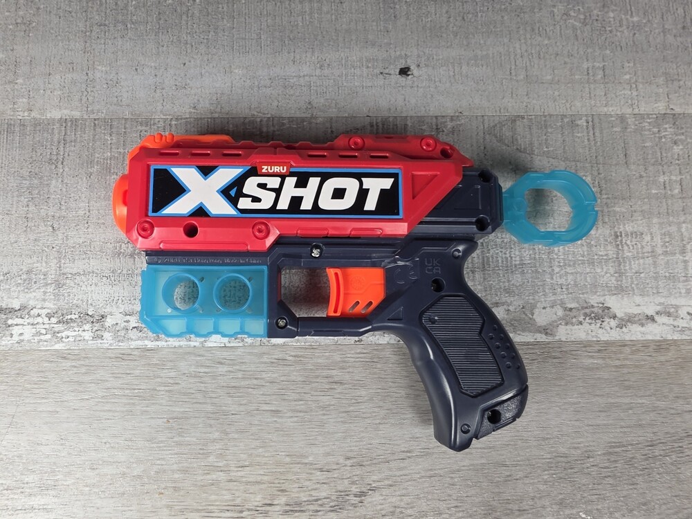 Nerf Black/Red Zuru X Shot Pistol Dart Gun TESTED WORKS g78f